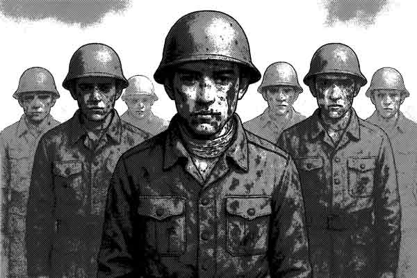 傷ついた兵士たち